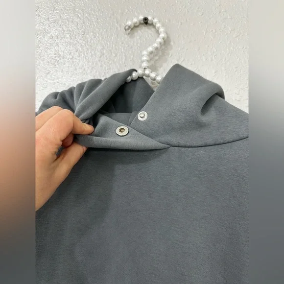 LKSD Hoddie Oversized Women’s Size Medium Gray - Picture 4 of 12